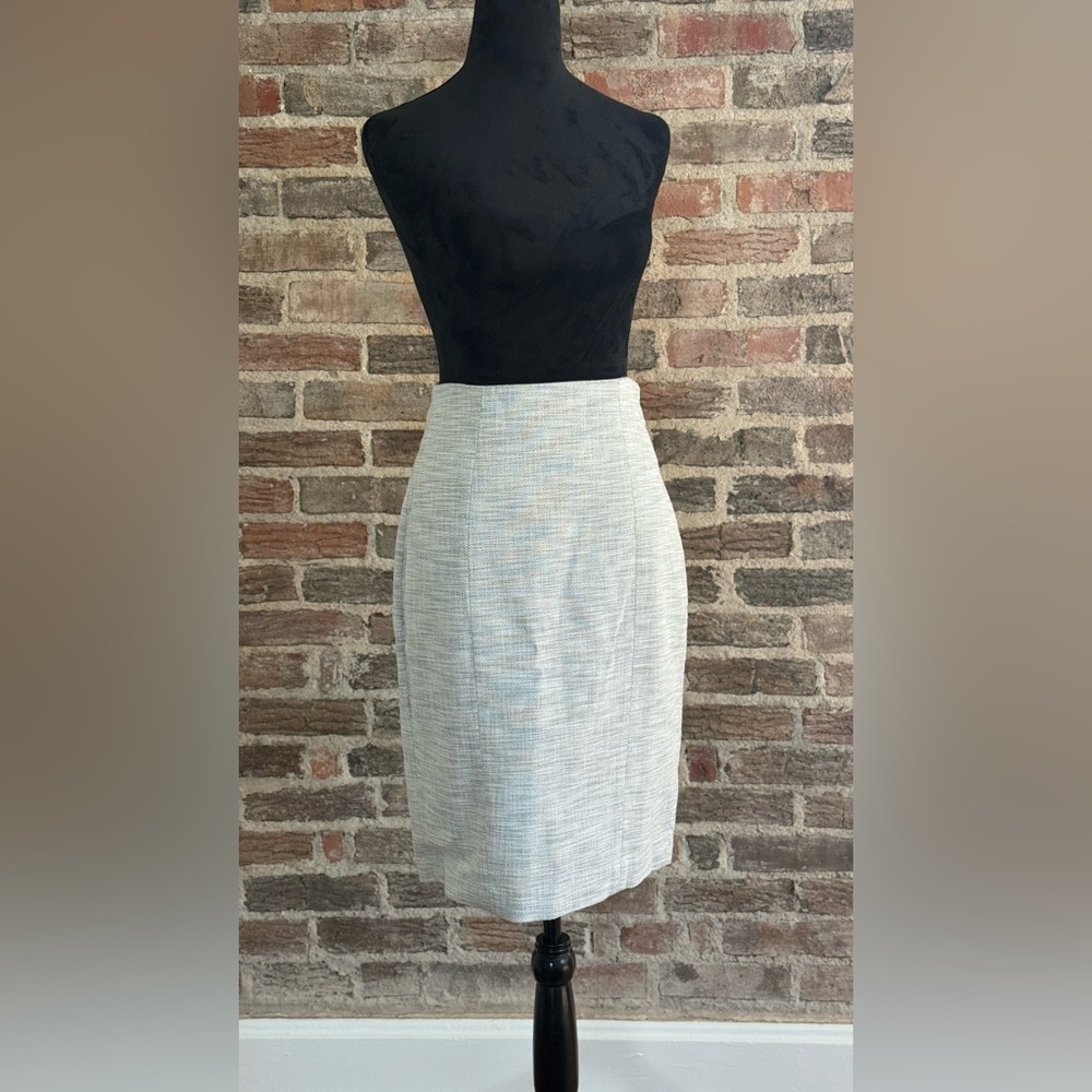 Banana Republic Elegant Gray Pencil Skirt